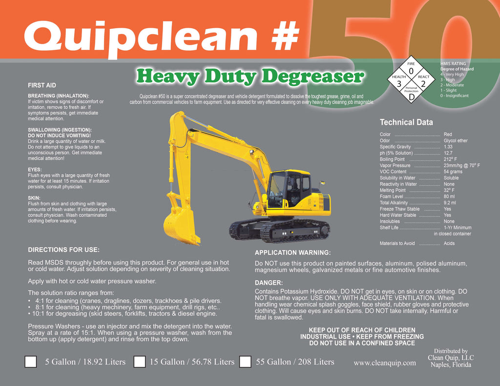 Quipclean 50 - QC55G