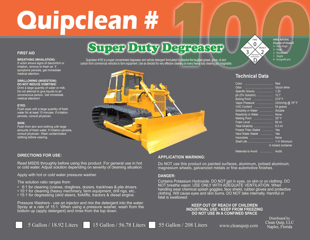 Quipclean 100 - QC55G